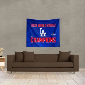 2025 World Series Championship Los Angeles Dodgers Dinger Wall Hanging 34x40 inches