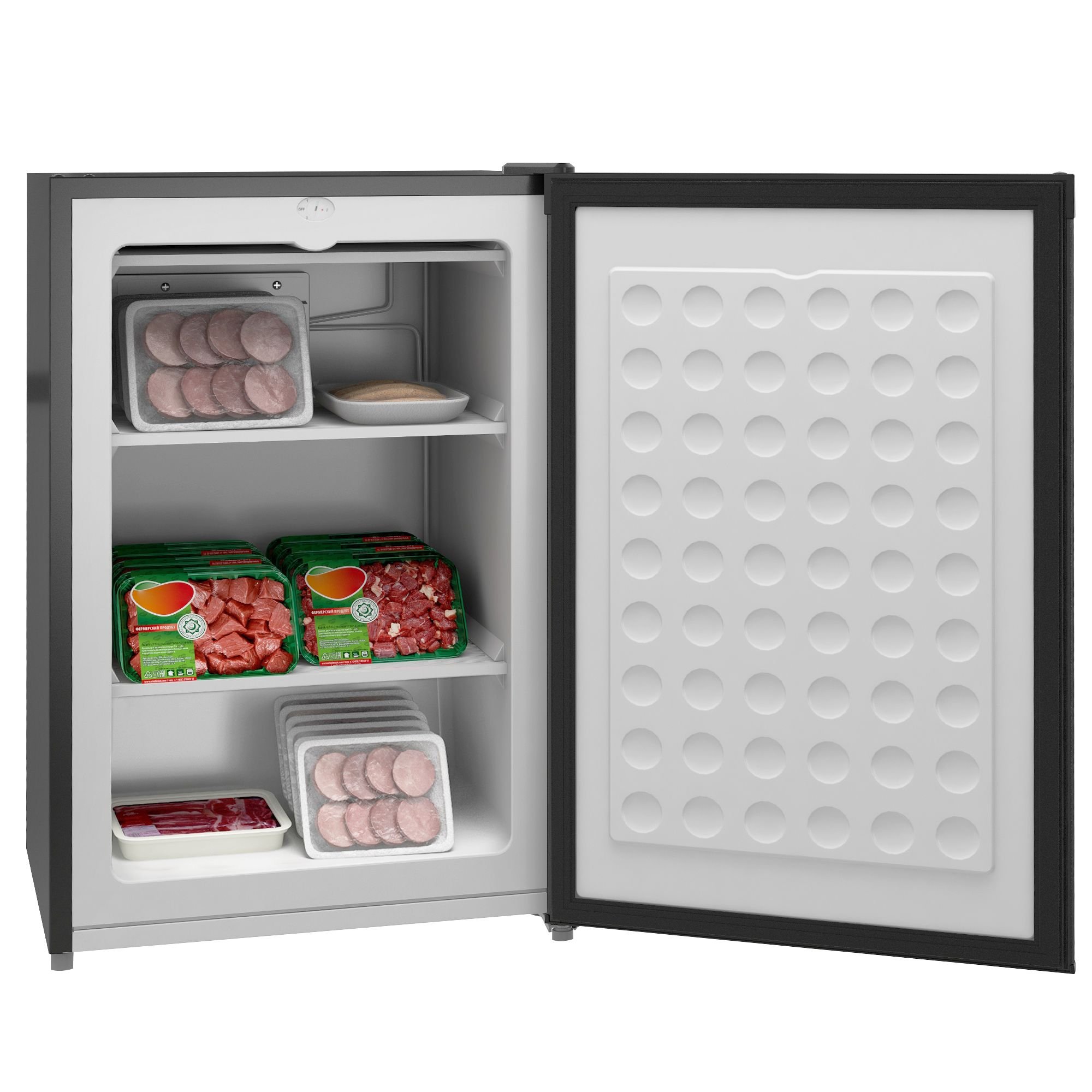 HOMCOM Upright Freezer, 3.0 Cubic Feet Compact Mini Freezer with ...