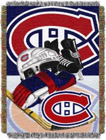 Canadiens OFFICIAL NHL "Home Ice Advantage" 48"x 60" Woven Tapestry Wall Hanging
