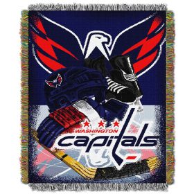 Capitals OFFICIAL NHL "Home Ice Advantage" 48"x 60" Woven Tapestry Wall Hanging